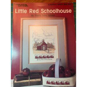 Leisure Arts Little Red Schoolhouse Cross Stitch Design By Sheila Tune Upham